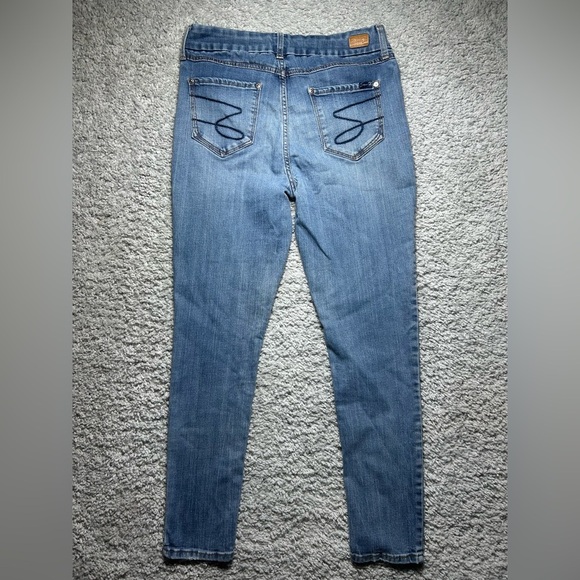 Seven7 Jeans Womens 10 Straight Slim Light Casual Denim Modest Basic Clean High - Picture 5 of 5